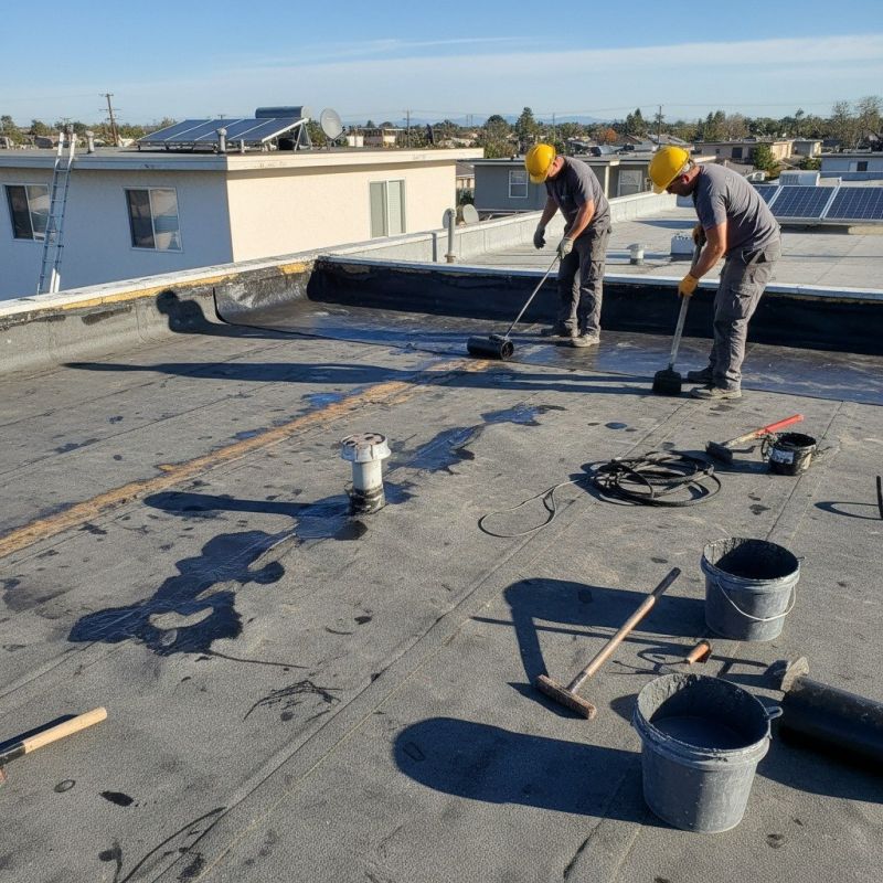 Trailer Roof Repair detail